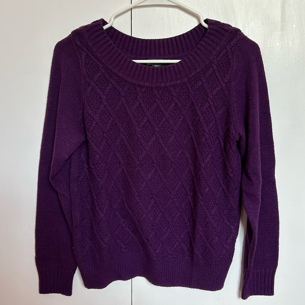 Covington Petite || Purple Sweater